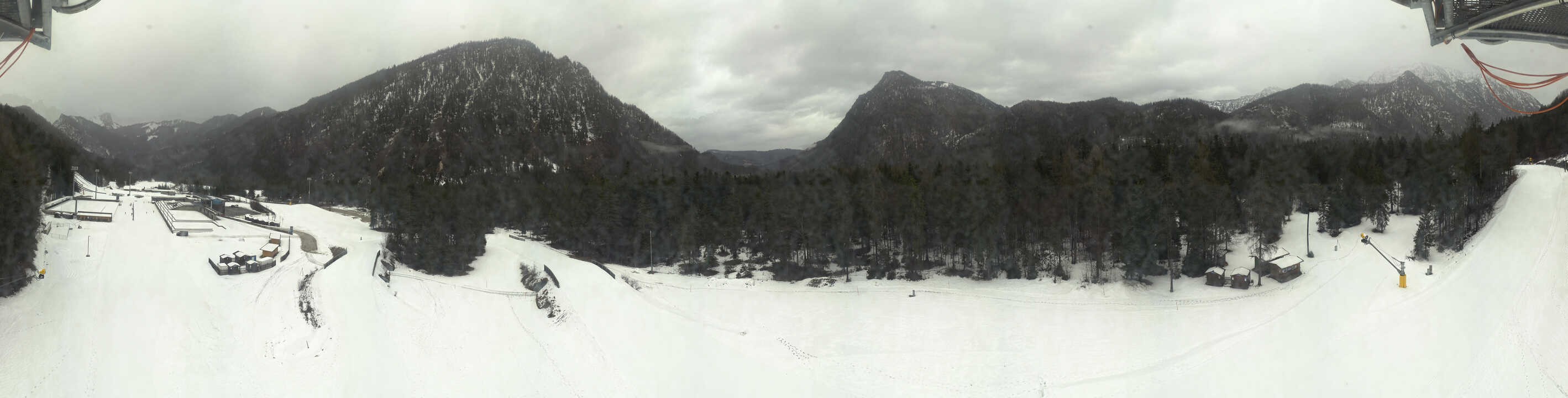 Archiv Foto Webcam Ruhpolding: Panorama Chiemgau Arena