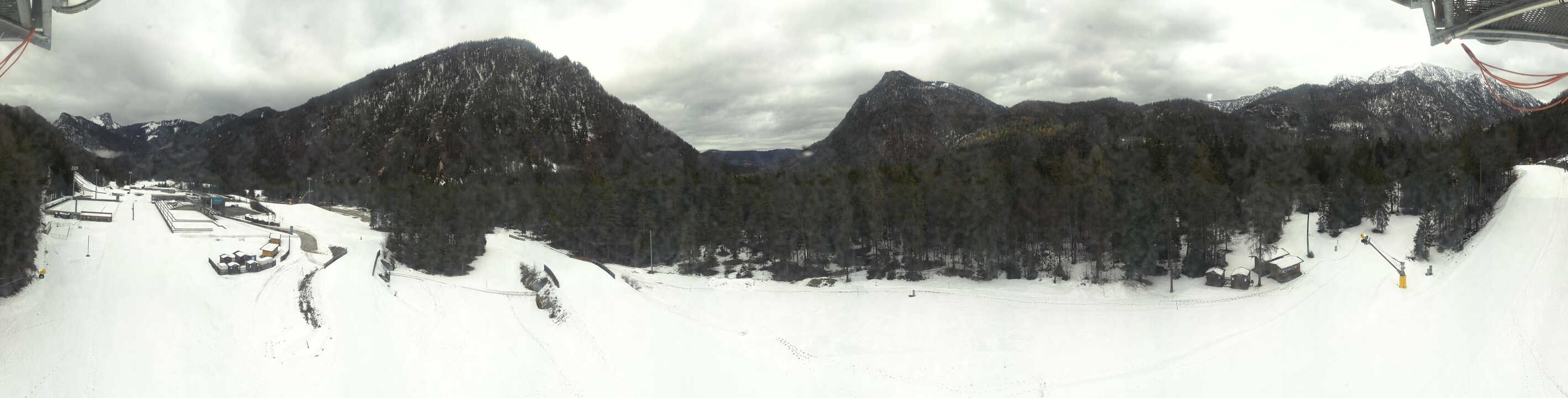 Archiv Foto Webcam Ruhpolding: Panorama Chiemgau Arena
