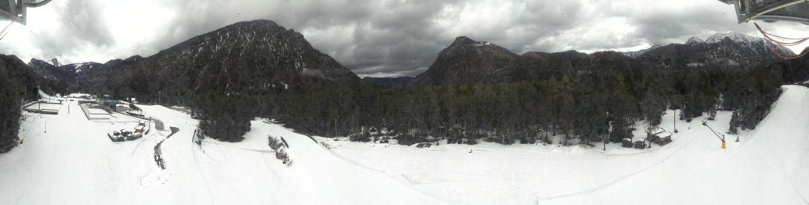 Archiv Foto Webcam Ruhpolding: Panorama Chiemgau Arena