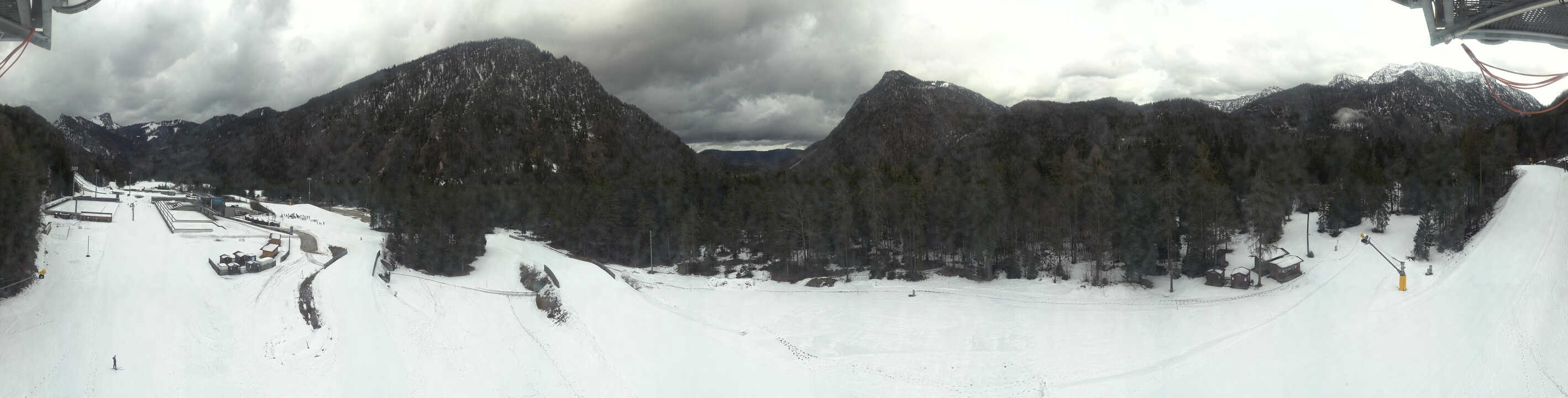 Archiv Foto Webcam Ruhpolding: Panorama Chiemgau Arena