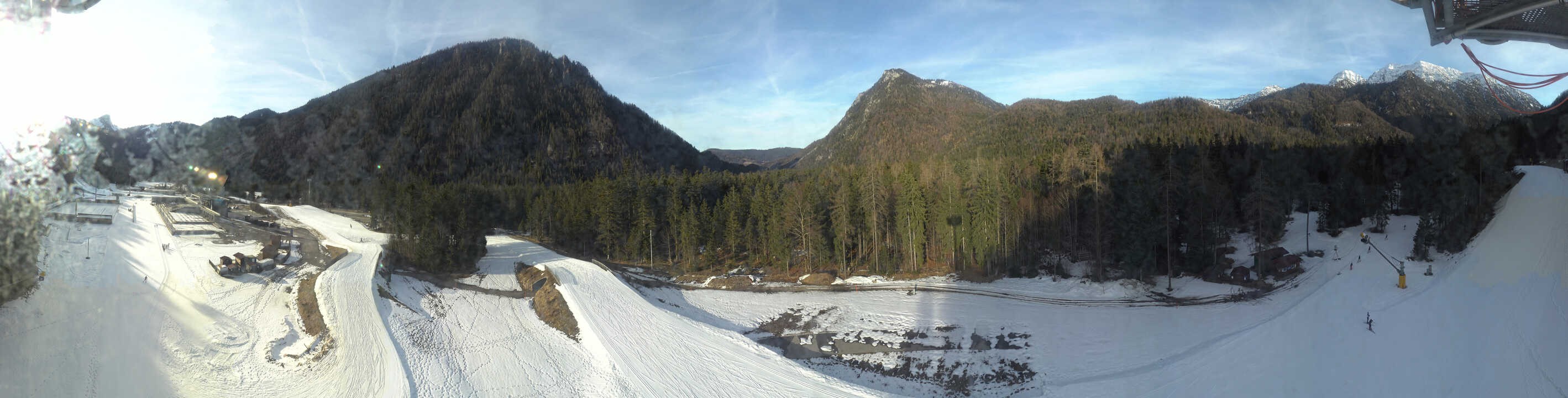 Archived image Webcam Ruhpolding: Chiemgau Arena