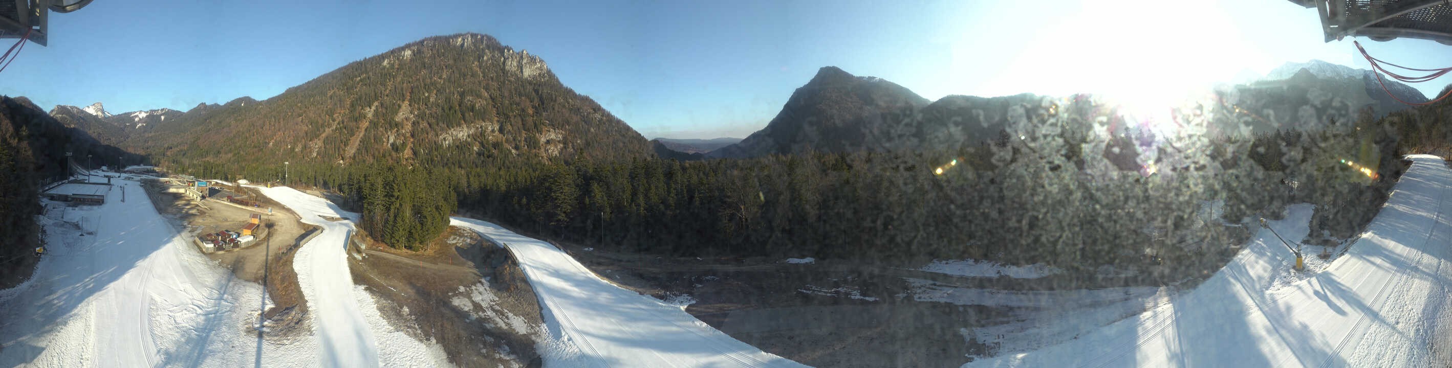 Archiv Foto Webcam Ruhpolding: Panorama Chiemgau Arena