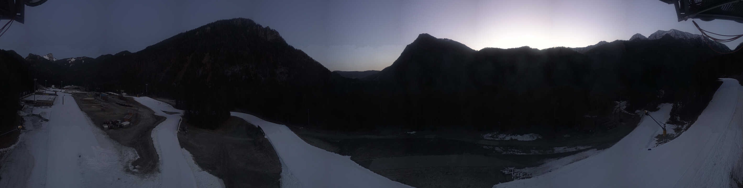 Archiv Foto Webcam Ruhpolding: Panorama Chiemgau Arena
