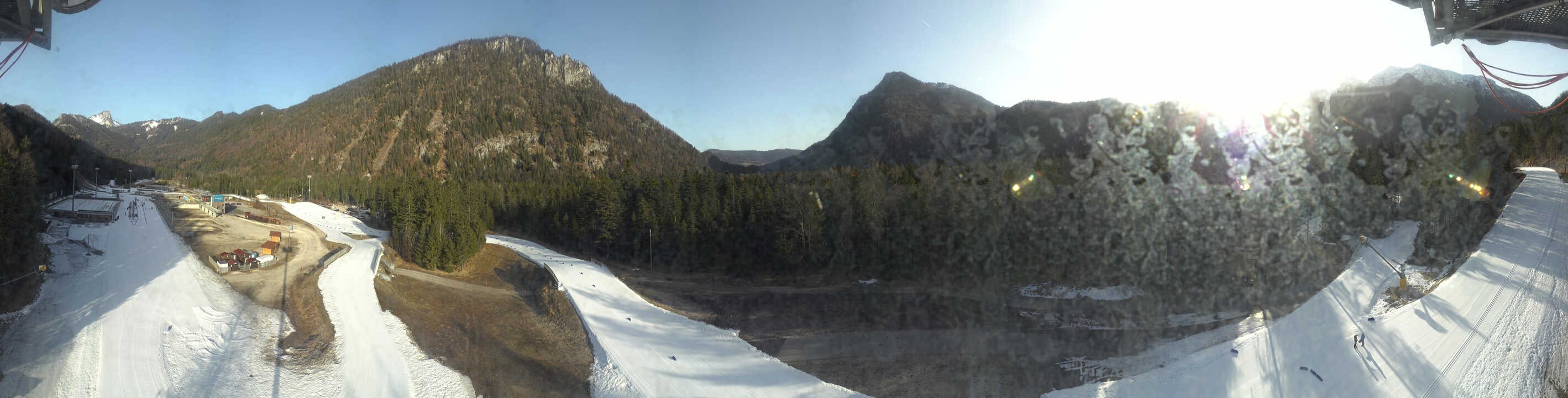 Archiv Foto Webcam Ruhpolding: Panorama Chiemgau Arena