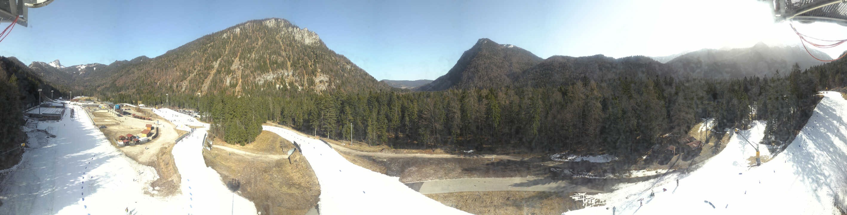 Archiv Foto Webcam Ruhpolding: Panorama Chiemgau Arena