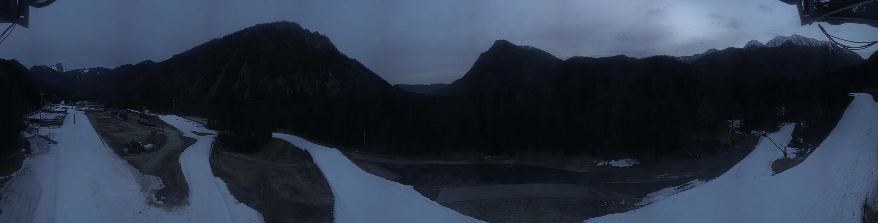 Archiv Foto Webcam Ruhpolding: Panorama Chiemgau Arena