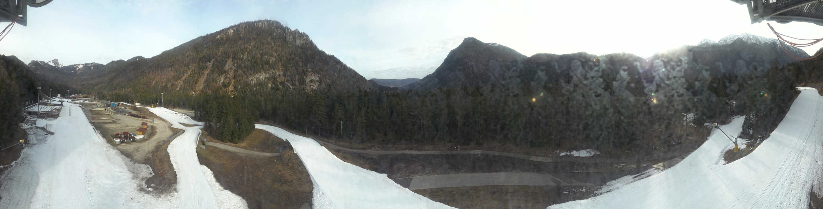 Archiv Foto Webcam Ruhpolding: Panorama Chiemgau Arena