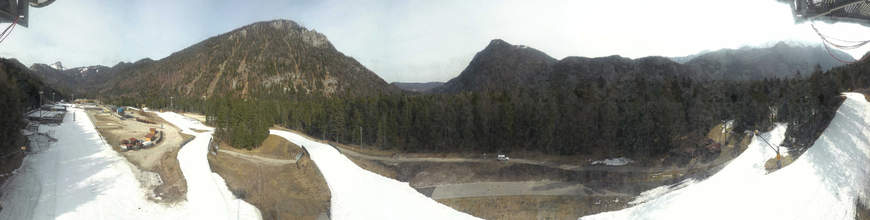 Archiv Foto Webcam Ruhpolding: Panorama Chiemgau Arena
