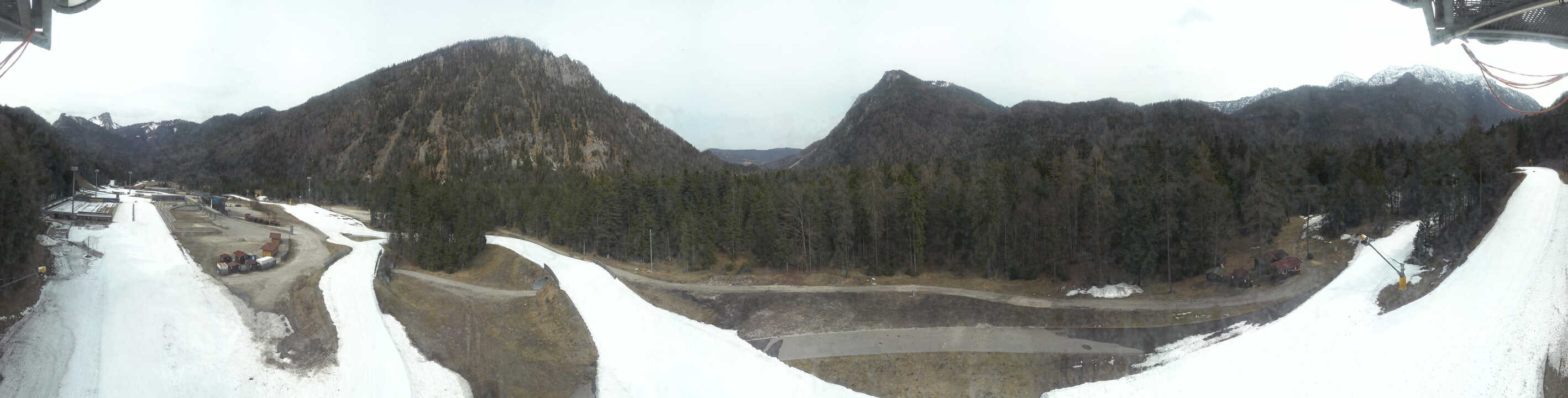 Archiv Foto Webcam Ruhpolding: Panorama Chiemgau Arena