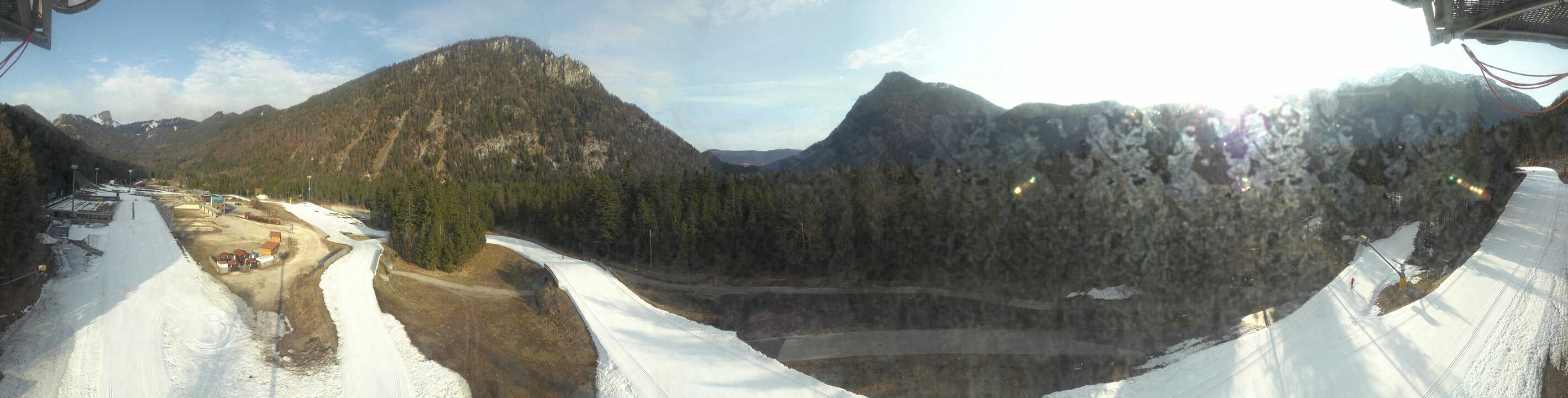 Archiv Foto Webcam Ruhpolding: Panorama Chiemgau Arena