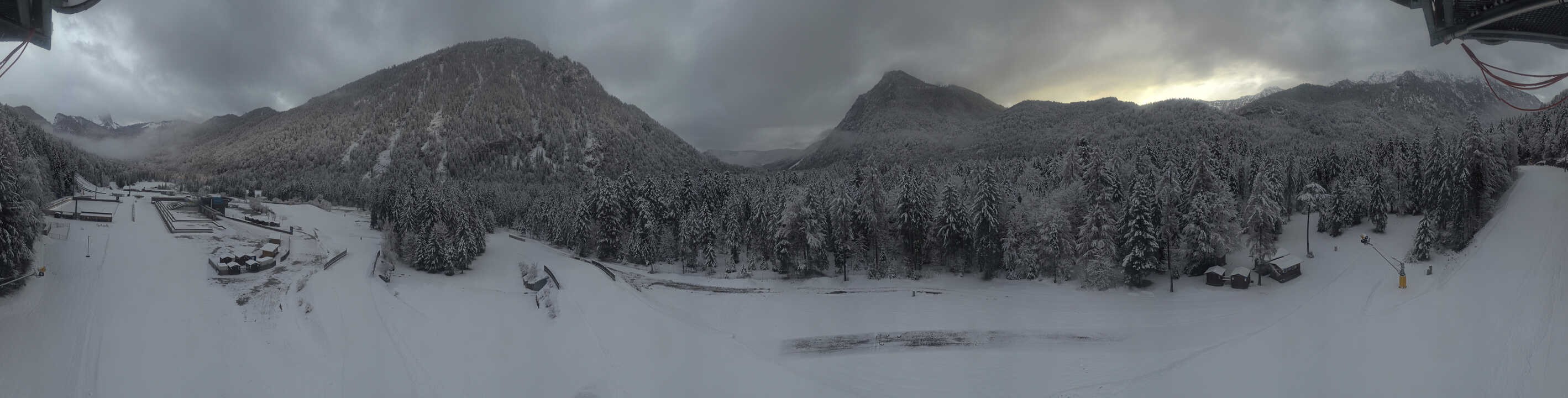 Archiv Foto Webcam Ruhpolding: Panorama Chiemgau Arena