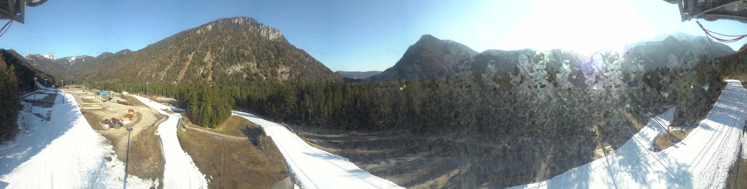 Archiv Foto Webcam Ruhpolding: Panorama Chiemgau Arena