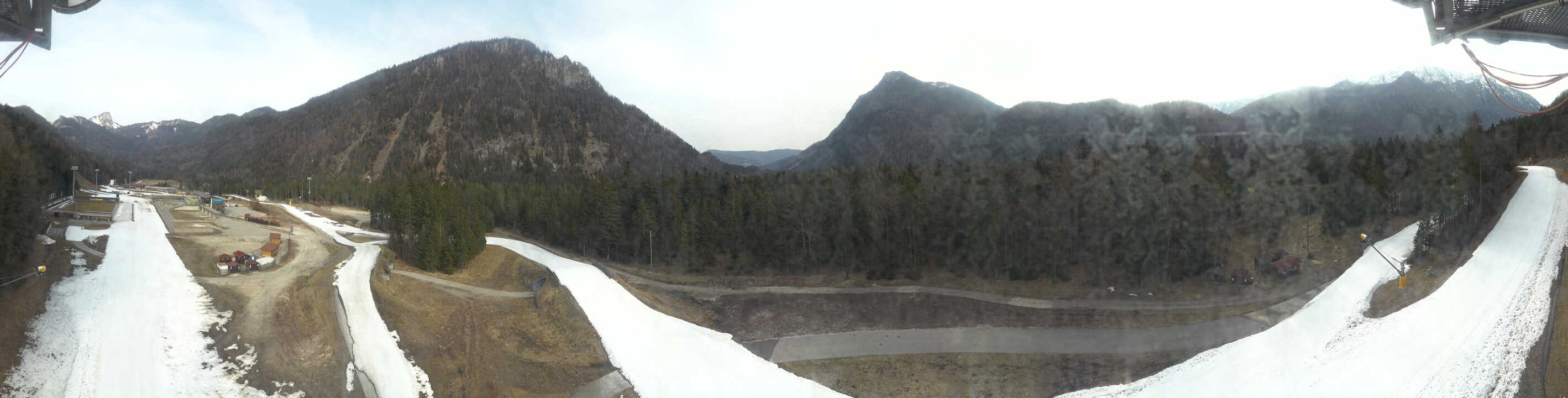 Archiv Foto Webcam Ruhpolding: Panorama Chiemgau Arena