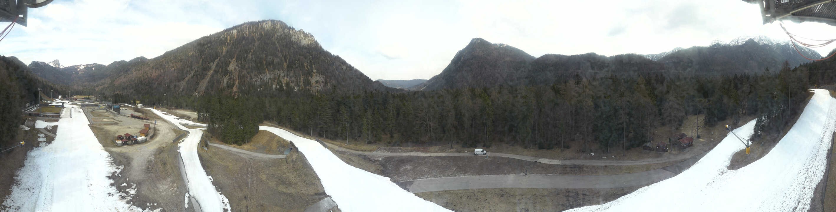 Archiv Foto Webcam Ruhpolding: Panorama Chiemgau Arena