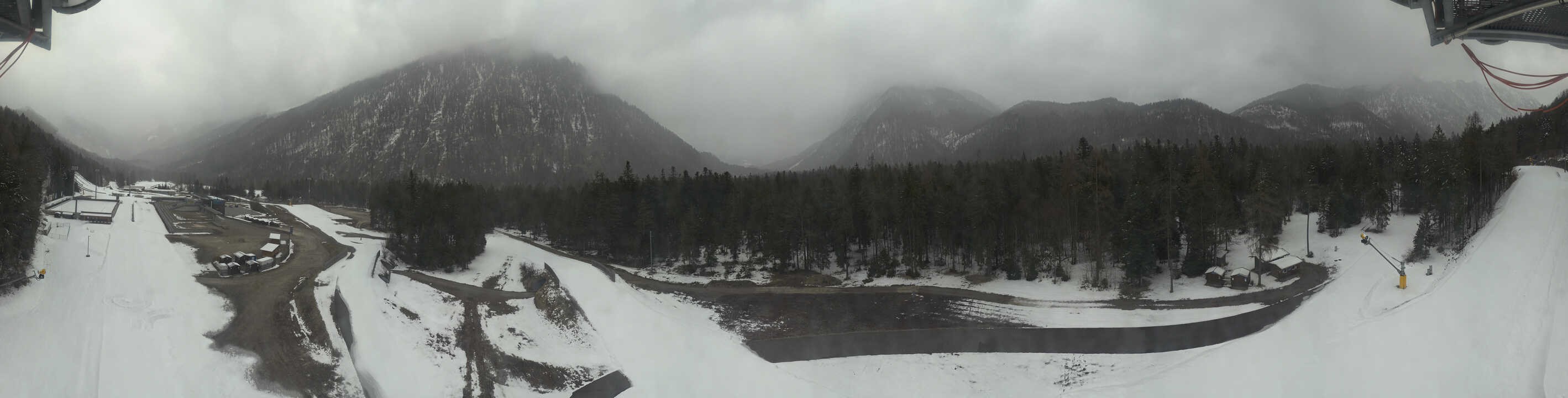 Archiv Foto Webcam Ruhpolding: Panorama Chiemgau Arena