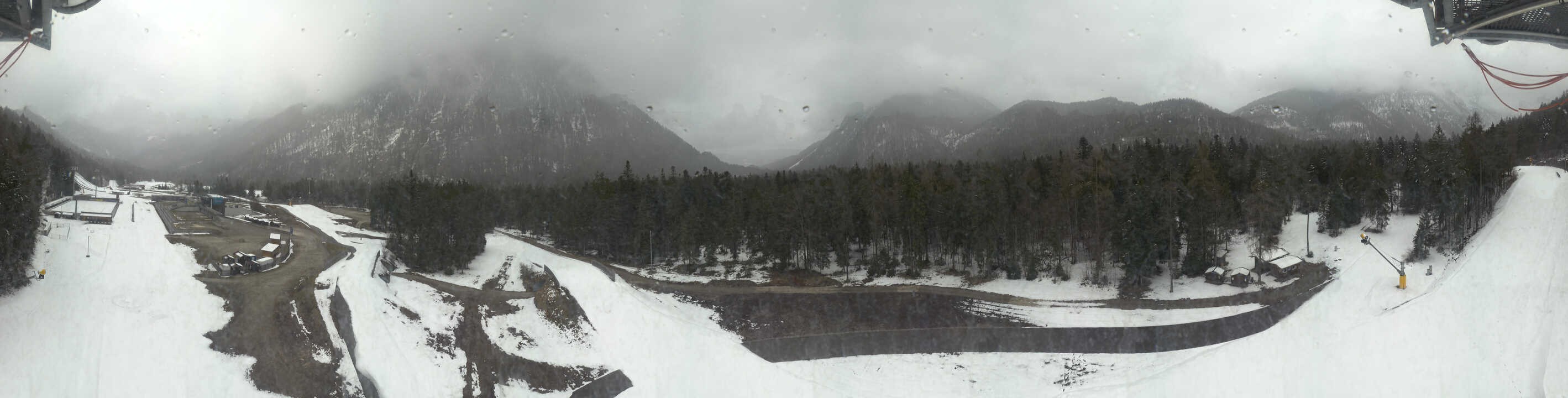 Archiv Foto Webcam Ruhpolding: Panorama Chiemgau Arena