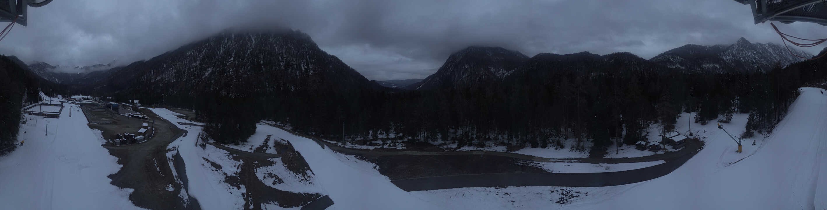 Archiv Foto Webcam Ruhpolding: Panorama Chiemgau Arena