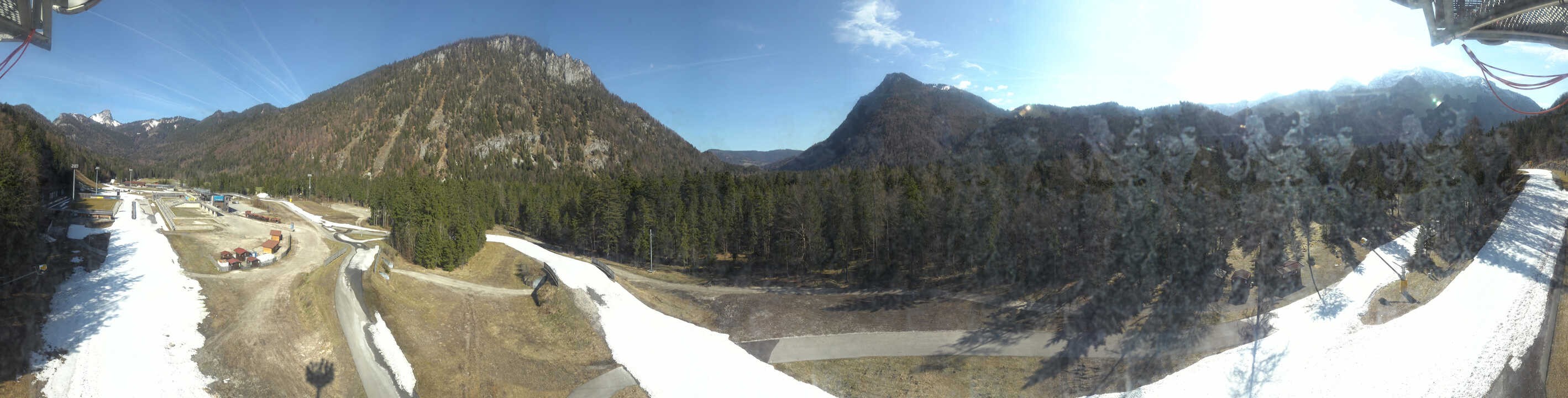 Archiv Foto Webcam Ruhpolding: Panorama Chiemgau Arena