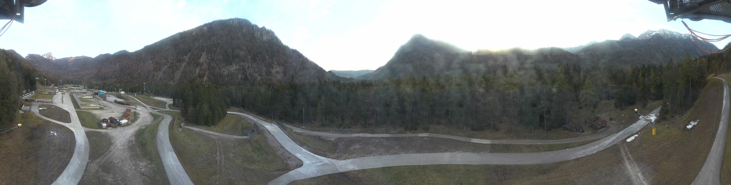 Archiv Foto Webcam Ruhpolding: Panorama Chiemgau Arena