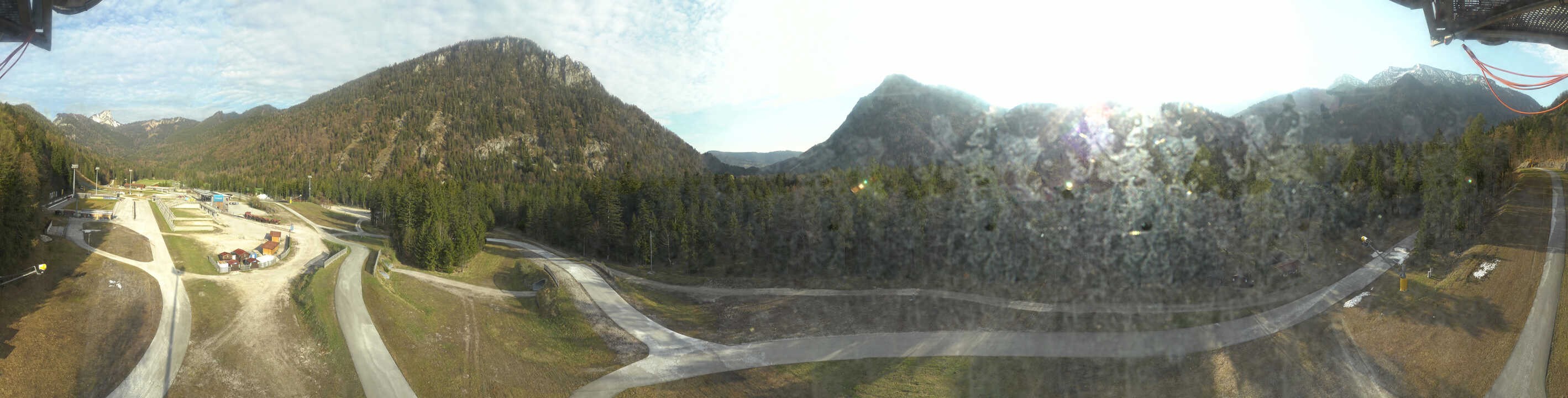 Archiv Foto Webcam Ruhpolding: Panorama Chiemgau Arena