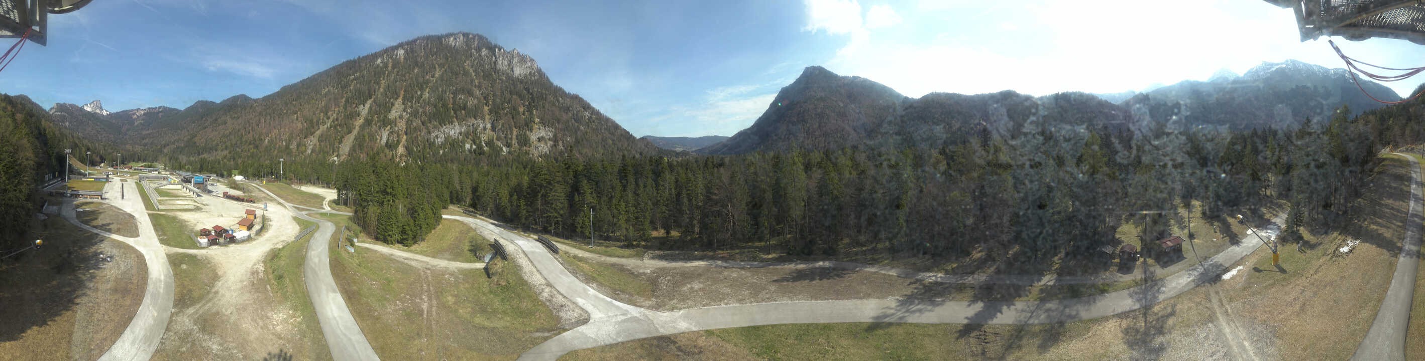 Archiv Foto Webcam Ruhpolding: Panorama Chiemgau Arena