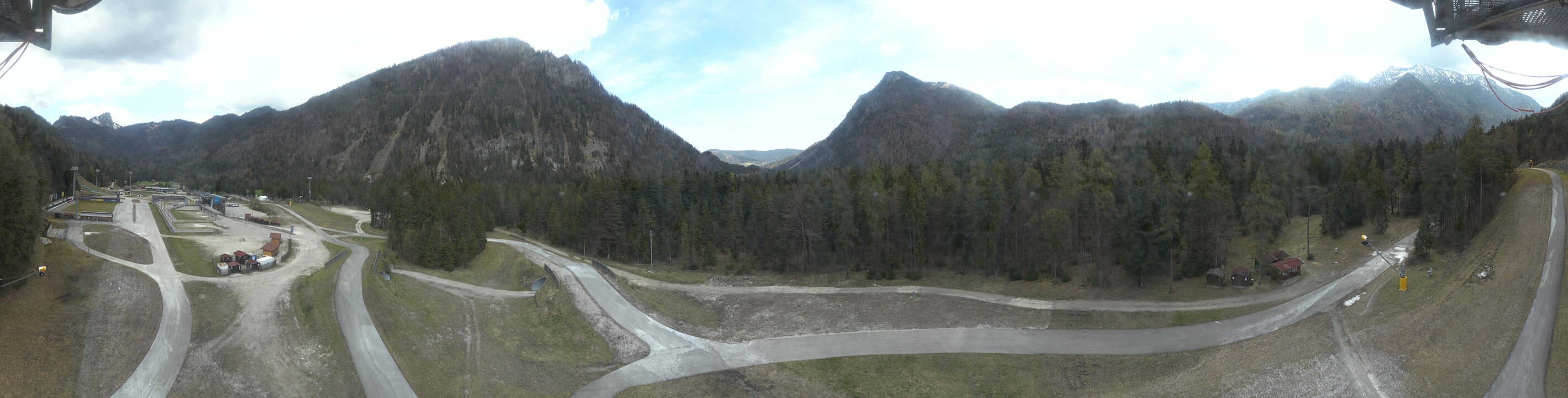 Archiv Foto Webcam Ruhpolding: Panorama Chiemgau Arena