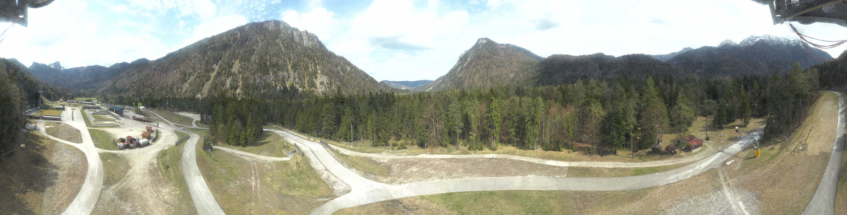 Archiv Foto Webcam Ruhpolding: Panorama Chiemgau Arena