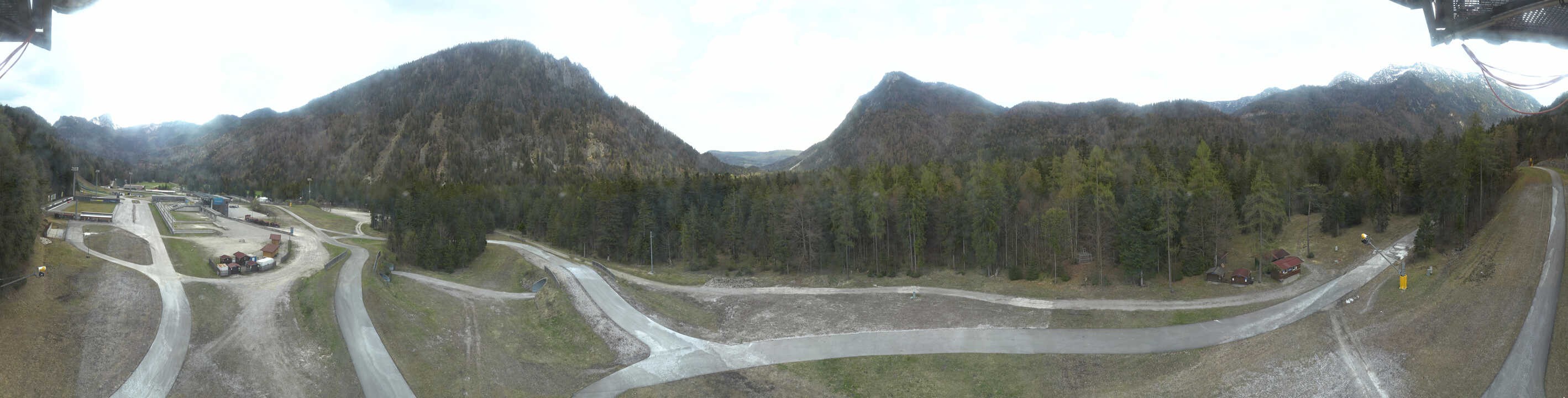 Archiv Foto Webcam Ruhpolding: Panorama Chiemgau Arena
