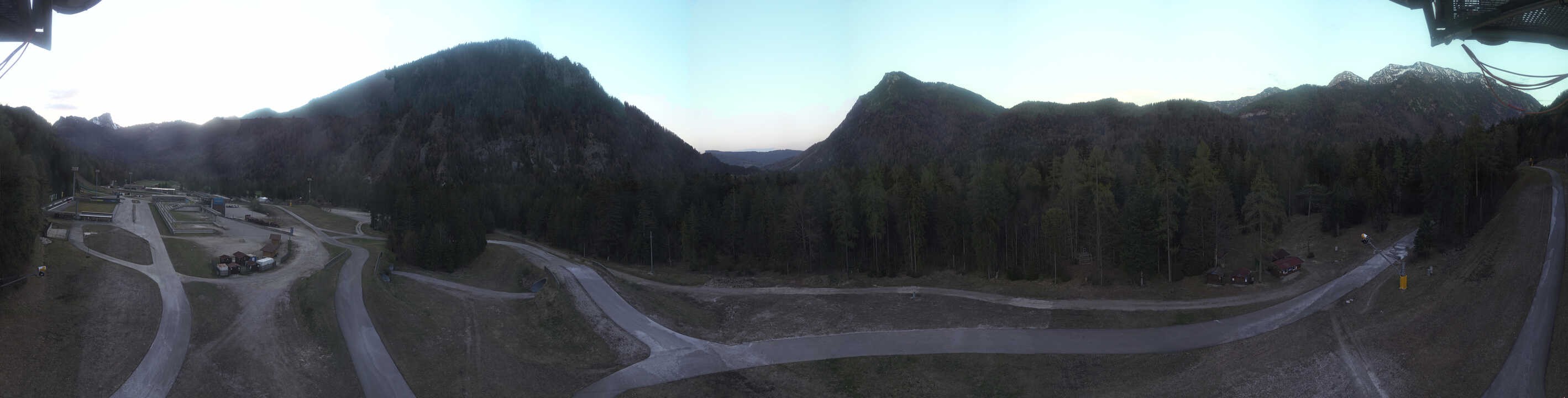 Archiv Foto Webcam Ruhpolding: Panorama Chiemgau Arena