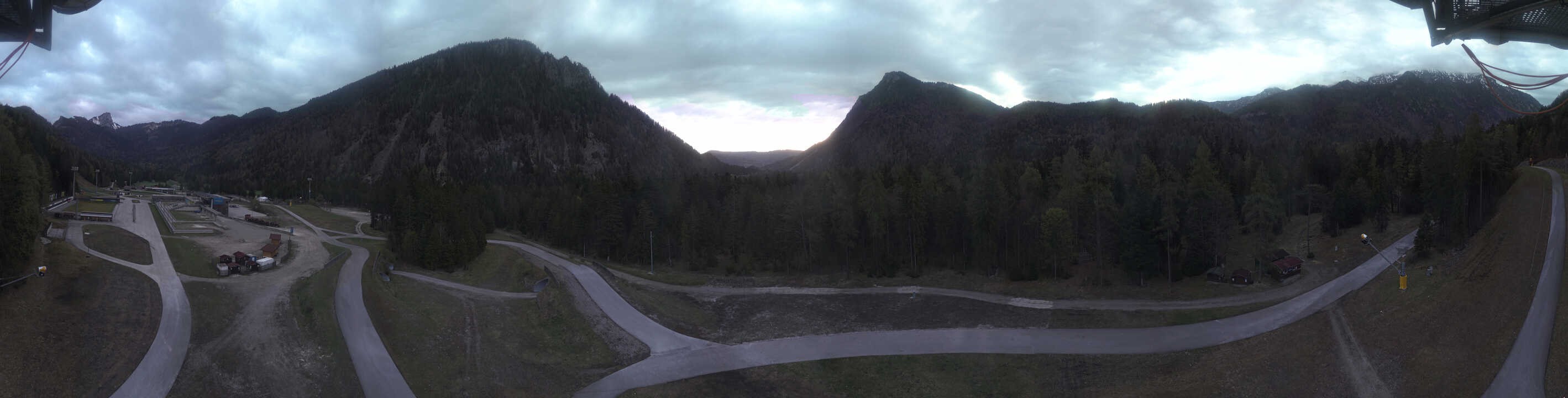 Archiv Foto Webcam Ruhpolding: Panorama Chiemgau Arena