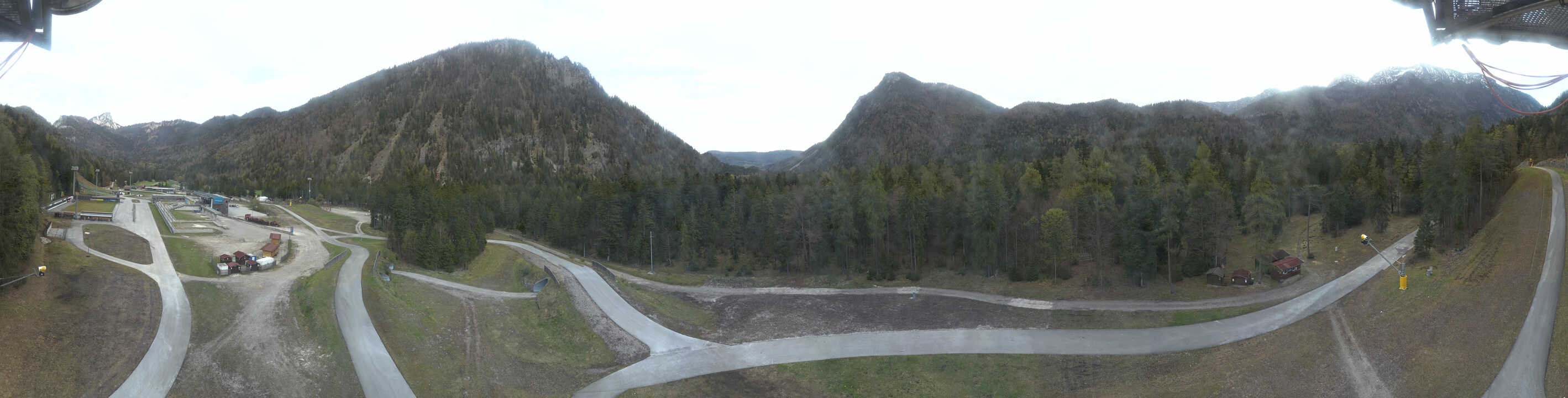 Archiv Foto Webcam Ruhpolding: Panorama Chiemgau Arena