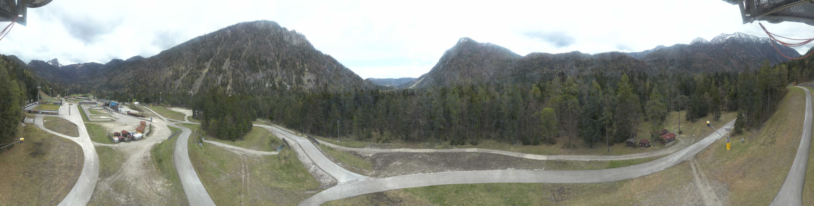 Archiv Foto Webcam Ruhpolding: Panorama Chiemgau Arena