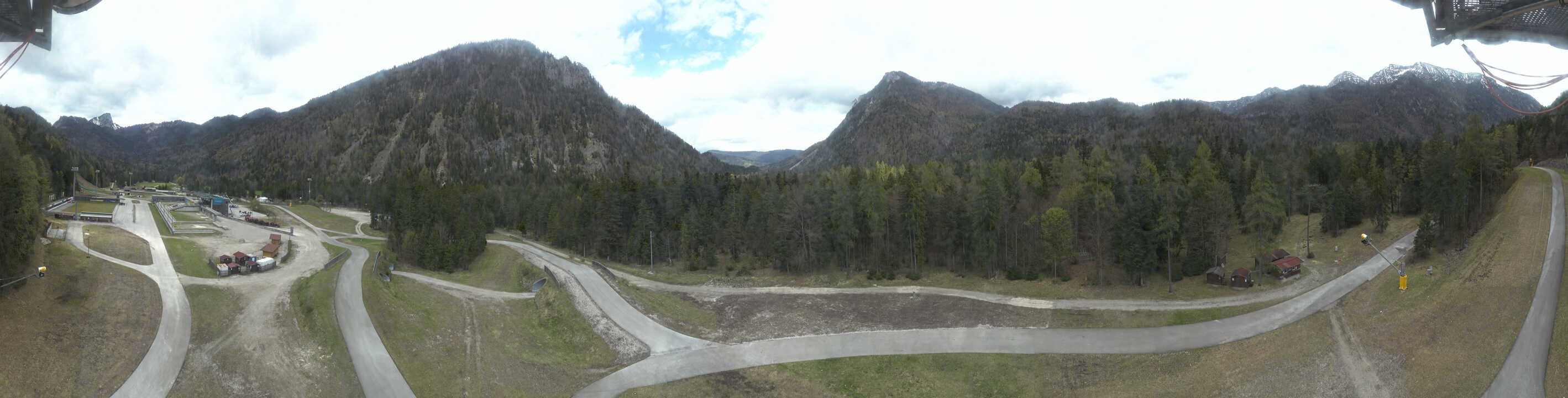 Archiv Foto Webcam Ruhpolding: Panorama Chiemgau Arena
