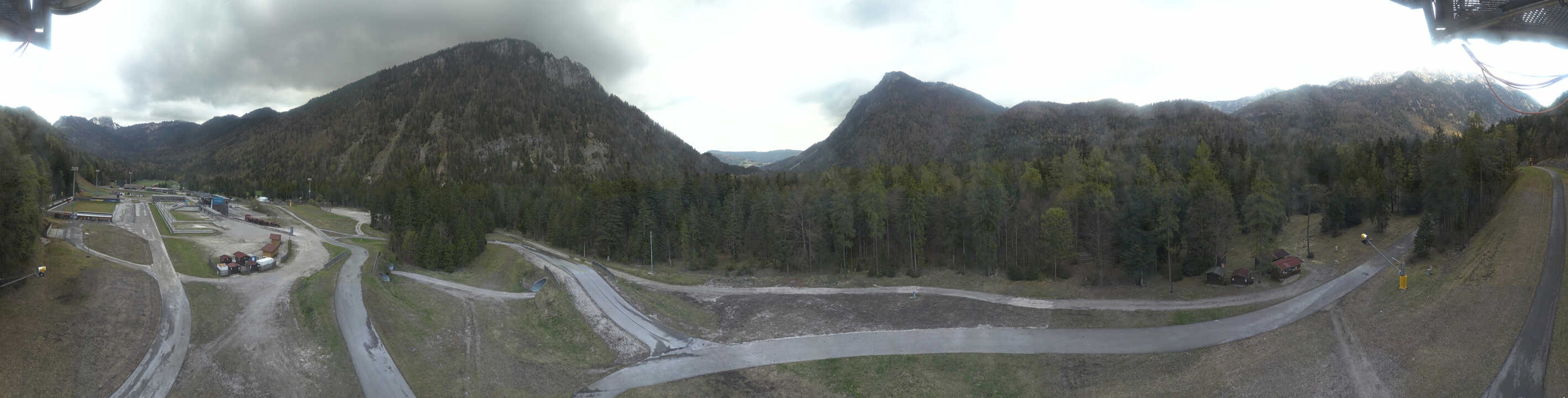 Archiv Foto Webcam Ruhpolding: Panorama Chiemgau Arena