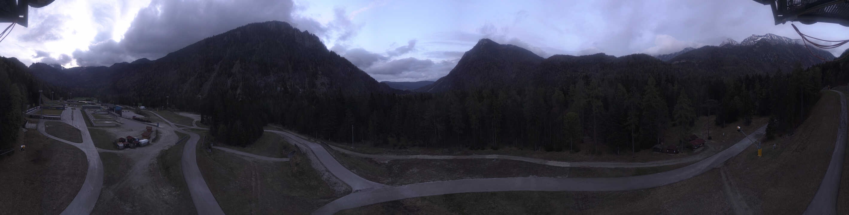 Archiv Foto Webcam Ruhpolding: Panorama Chiemgau Arena