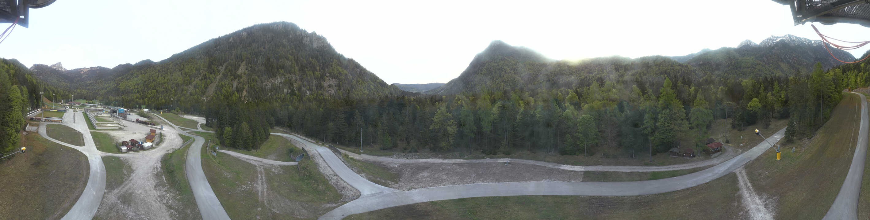 Archiv Foto Webcam Ruhpolding: Panorama Chiemgau Arena