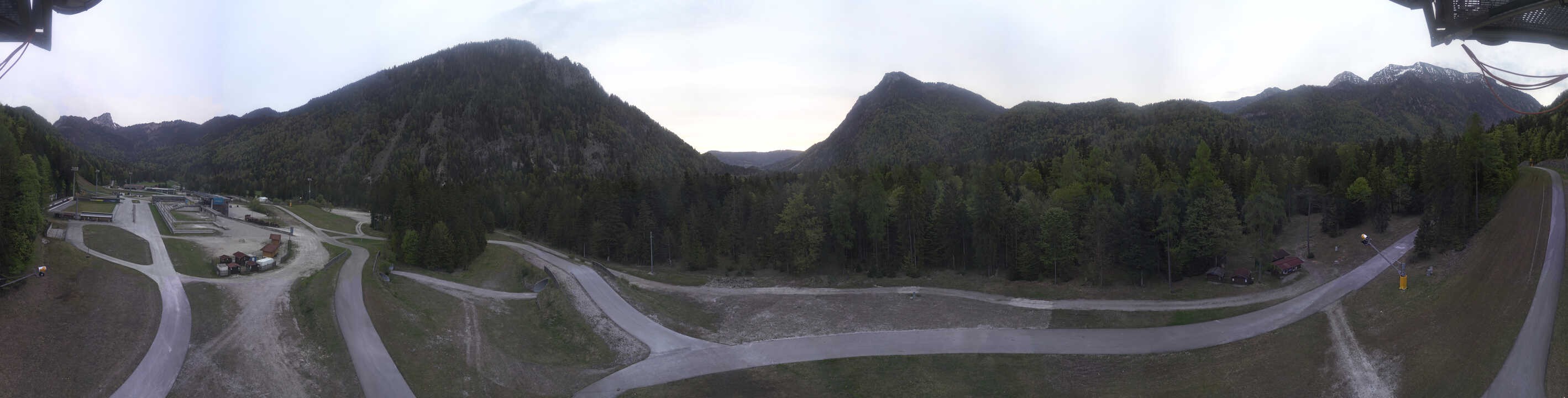 Archiv Foto Webcam Ruhpolding: Panorama Chiemgau Arena