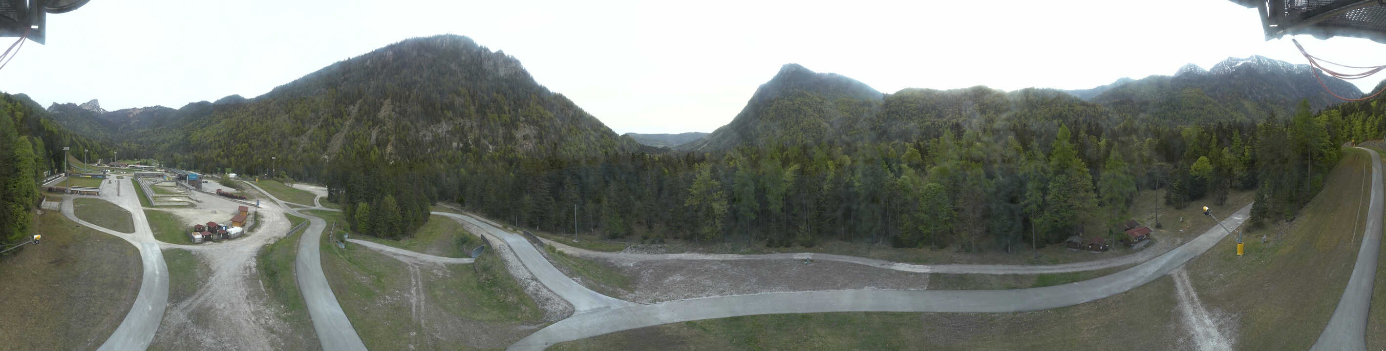 Archiv Foto Webcam Ruhpolding: Panorama Chiemgau Arena