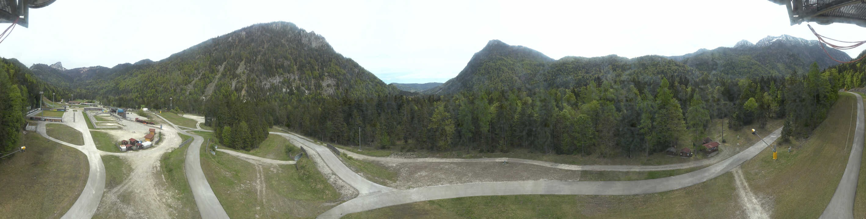 Archiv Foto Webcam Ruhpolding: Panorama Chiemgau Arena