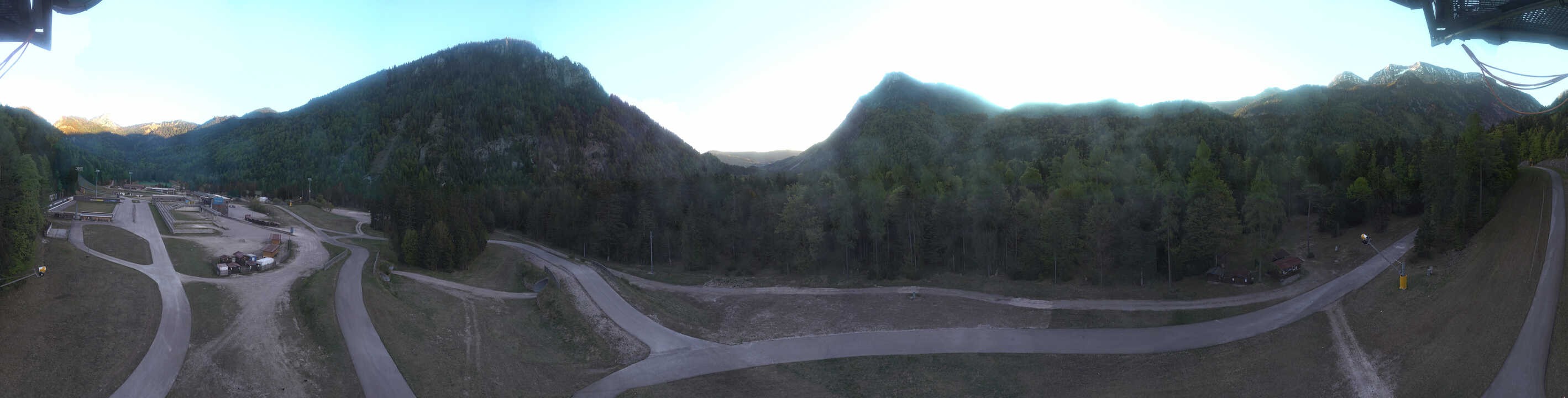 Archiv Foto Webcam Ruhpolding: Panorama Chiemgau Arena