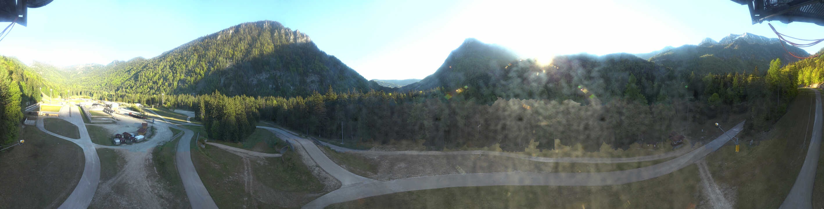 Archiv Foto Webcam Ruhpolding: Panorama Chiemgau Arena