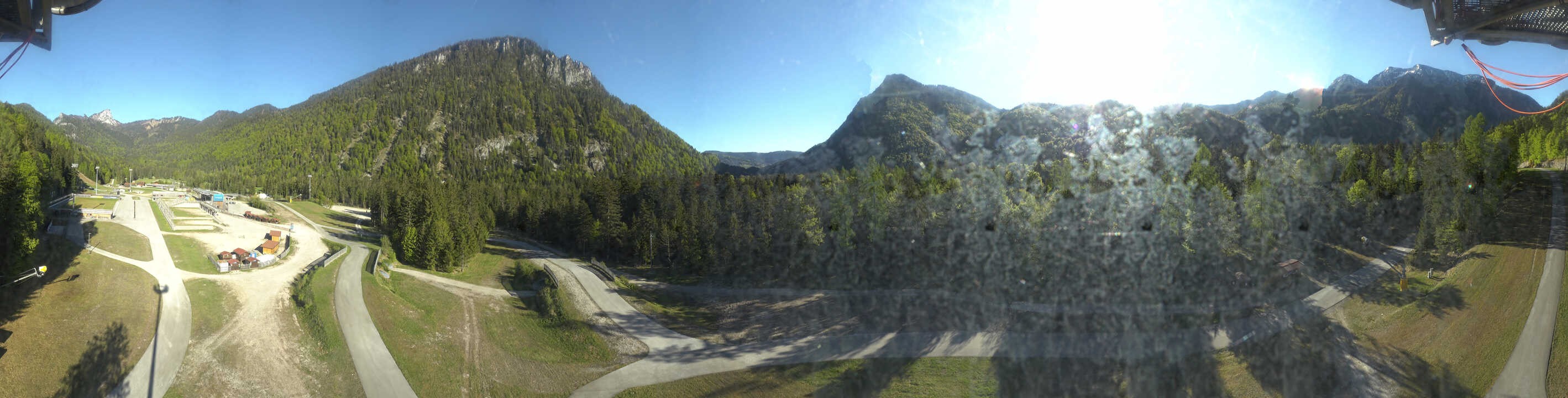 Archiv Foto Webcam Ruhpolding: Panorama Chiemgau Arena