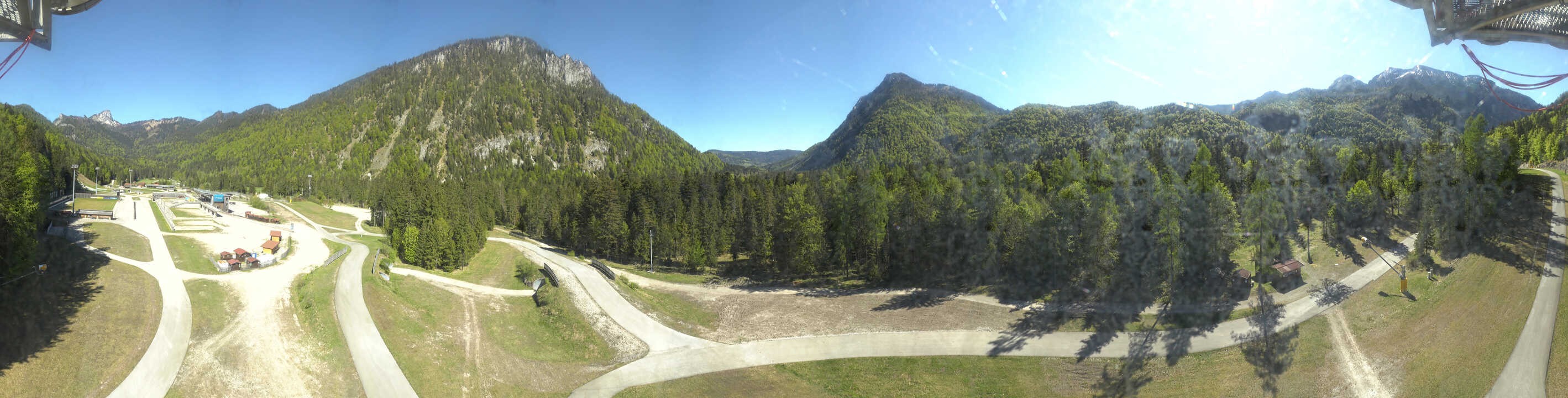 Archiv Foto Webcam Ruhpolding: Panorama Chiemgau Arena
