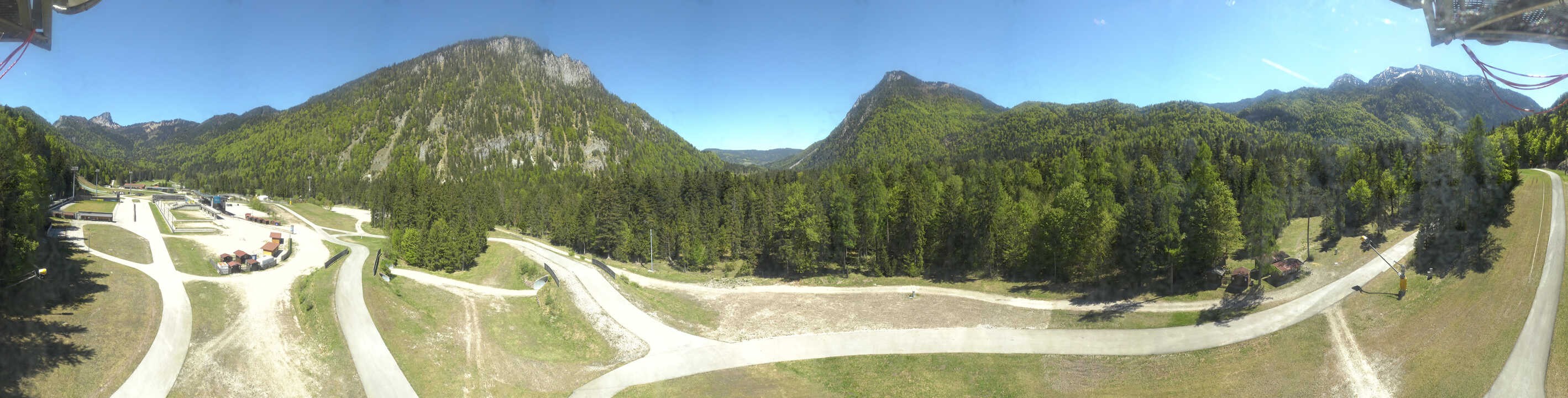 Archiv Foto Webcam Ruhpolding: Panorama Chiemgau Arena