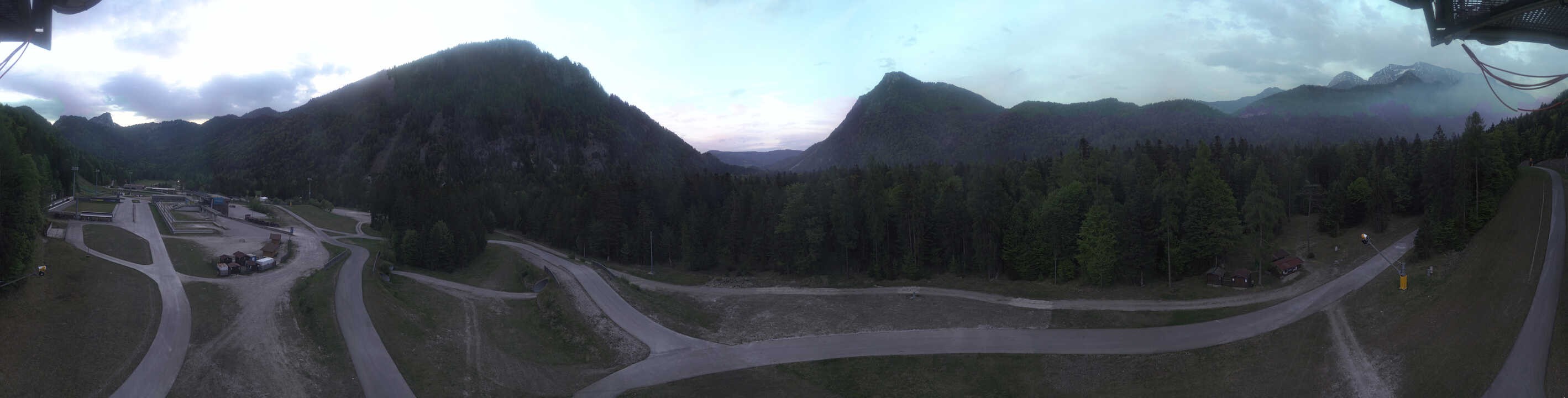Archiv Foto Webcam Ruhpolding: Panorama Chiemgau Arena