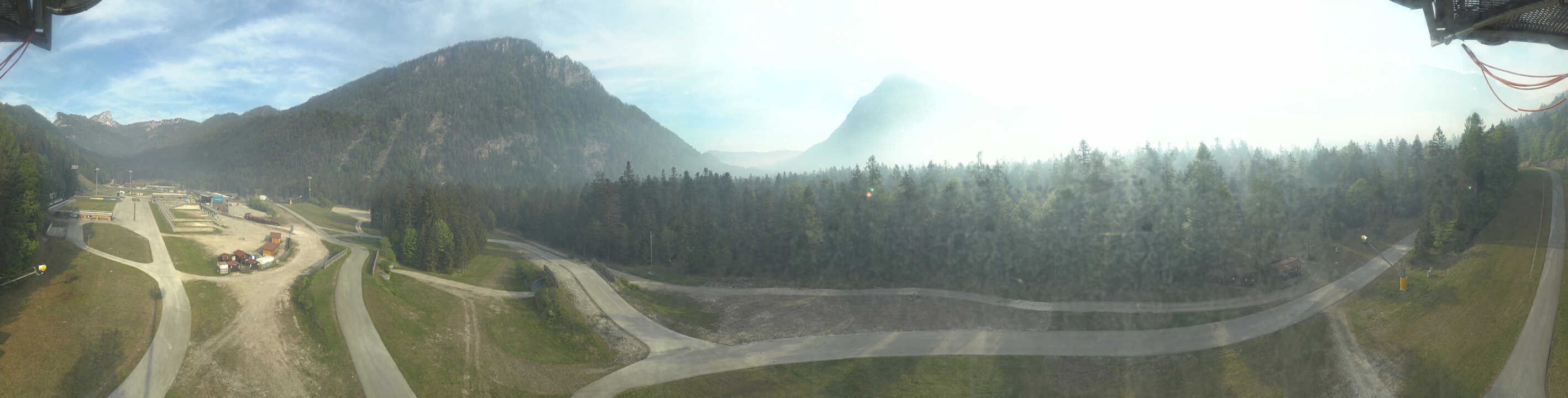 Archiv Foto Webcam Ruhpolding: Panorama Chiemgau Arena