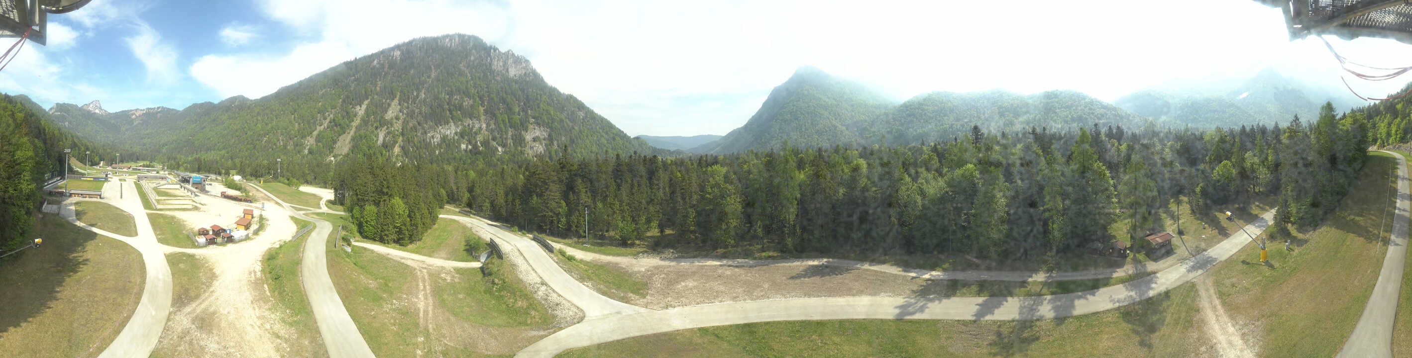 Archiv Foto Webcam Ruhpolding: Panorama Chiemgau Arena