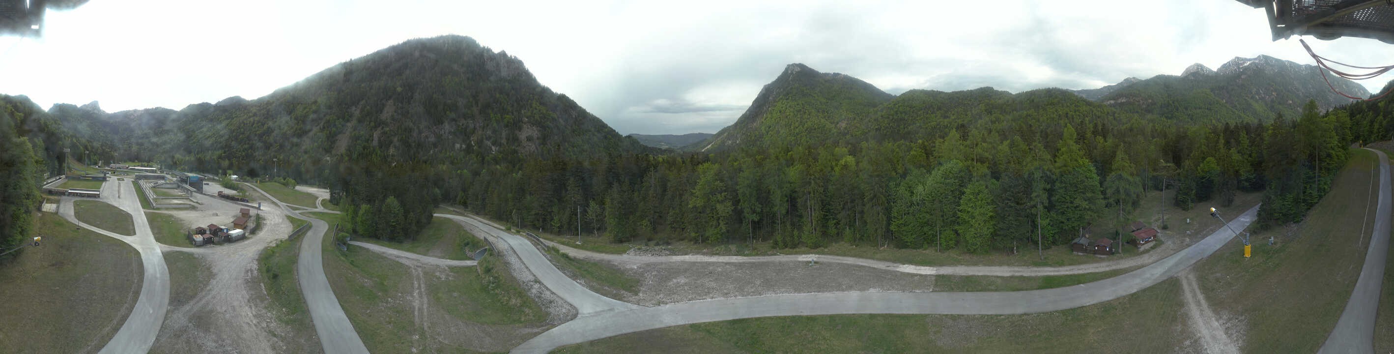 Archiv Foto Webcam Ruhpolding: Panorama Chiemgau Arena