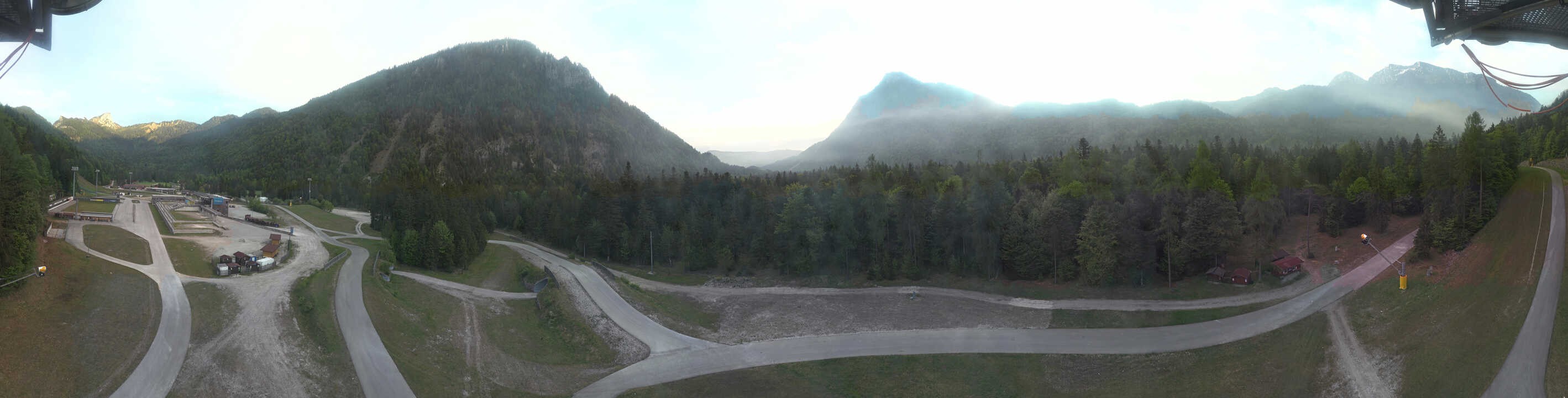 Archiv Foto Webcam Ruhpolding: Panorama Chiemgau Arena