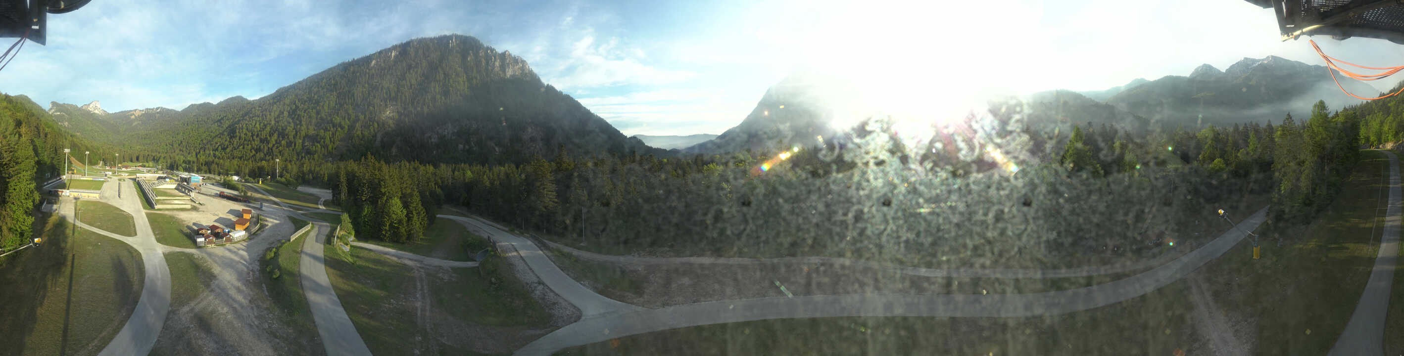 Archiv Foto Webcam Ruhpolding: Panorama Chiemgau Arena